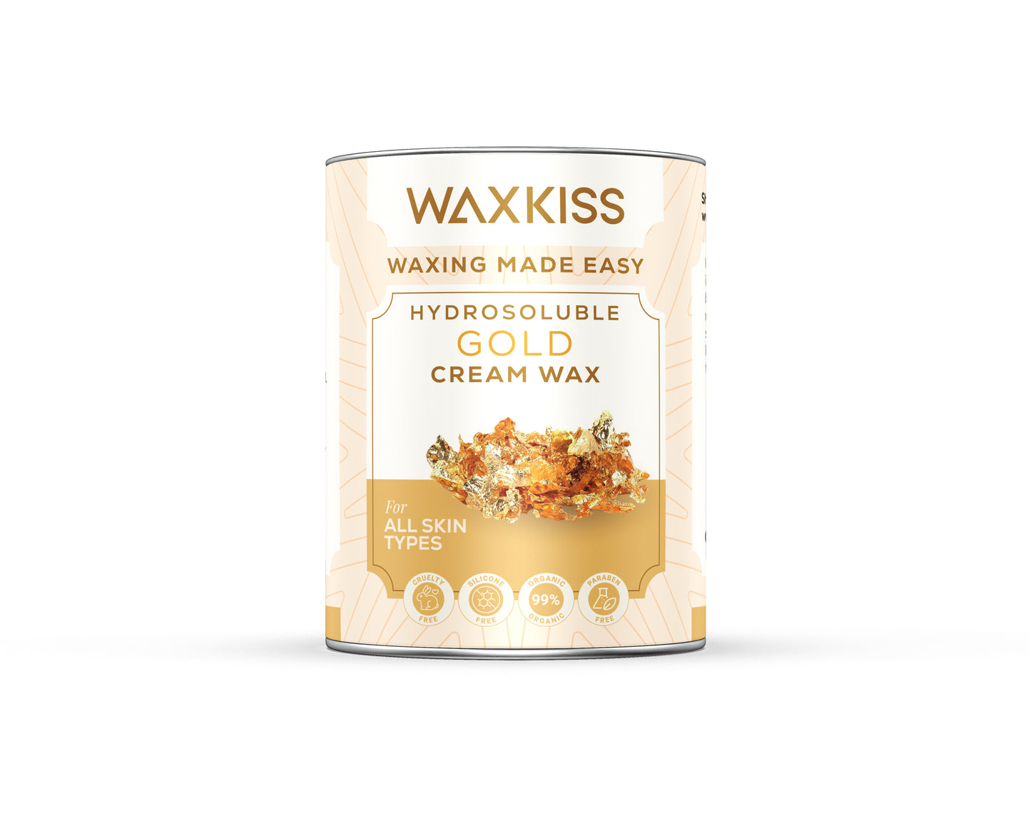 WaxKiss Hydrosoluble Gold Cream Wax