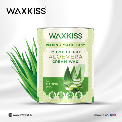 WaxKiss Hydrosoluble Aloevera Cream Wax